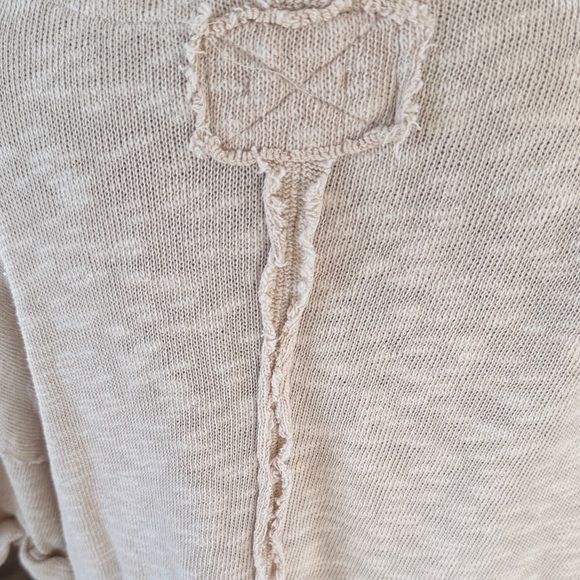 We The Free Cream V-Neck Blouse - Picture 6 of 7